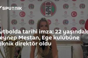 Futbolda tarihi imza: 22 yaşındaki Zeynep Mestan, Ege kulübüne teknik direktör oldu