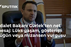 Adalet Bakanı Gürlek'ten net mesaj: Lüks yaşam, gösterişli düğün veya mizansen vurgusu
