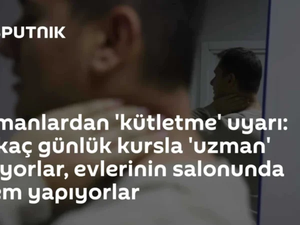 Uzmanlardan 'kütletme' uyarı: Birkaç günlük kursla 'uzman' oluyorlar, evlerinin salonunda işlem yapıyorlar