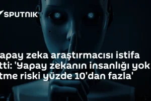 Yapay zeka araştırmacısı istifa etti: 'Yapay zekanın insanlığı yok etme riski yüzde 10'dan fazla'