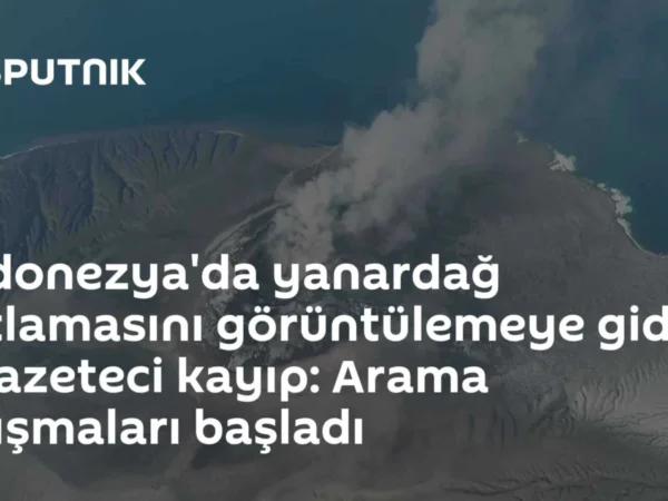 Endonezya'da yanardağ patlamasını görüntülemeye giden 5 gazeteci kayıp: Arama çalışmaları başladı
