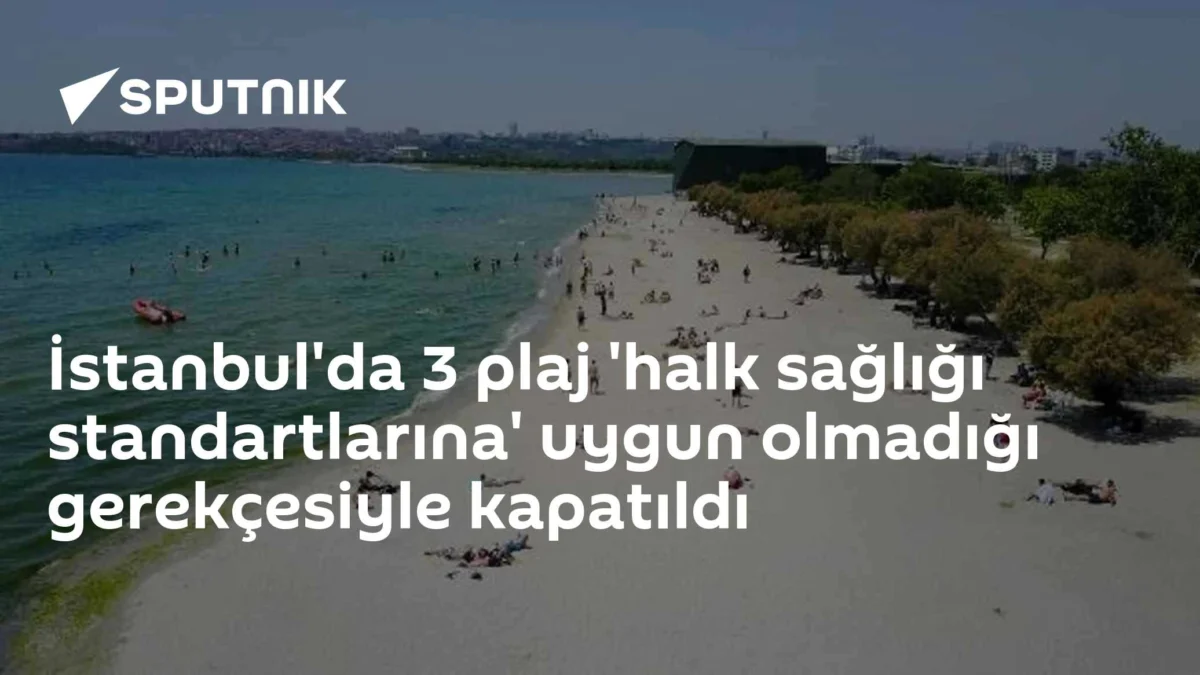 İstanbul'da 3 plaj 'halk sağlığı standartlarına' uygun olmadığı gerekçesiyle kapatıldı