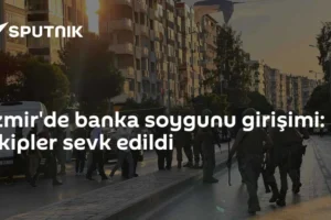 İzmir'de banka soygunu girişimi: Ekipler sevk edildi