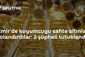 İzmir'de kuyumcuyu sahte altınla dolandırdılar: 2 şüpheli tutuklandı