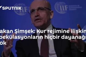 Bakan Şimşek: Kur rejimine ilişkin spekülasyonların hiçbir dayanağı yok