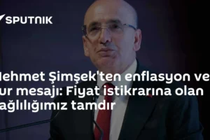 Mehmet Şimşek'ten enflasyon ve kur mesajı: Fiyat istikrarına olan bağlılığımız tamdır