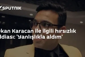 Okan Karacan ile ilgili hırsızlık iddiası: 'Yanlışlıkla aldım'