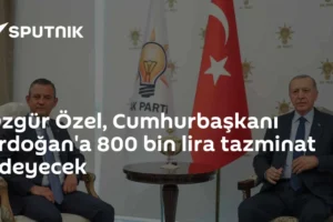 Özgür Özel, Cumhurbaşkanı Erdoğan'a 800 bin lira tazminat ödeyecek