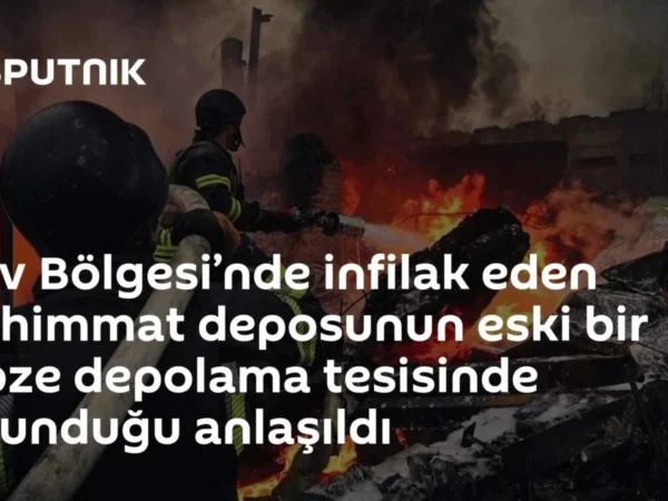 Kiev Bölgesi’nde infilak eden mühimmat deposunun eski bir sebze depolama tesisinde bulunduğu anlaşıldı