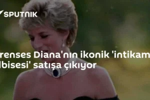 Prenses Diana'nın ikonik 'intikam elbisesi' satışa çıkıyor