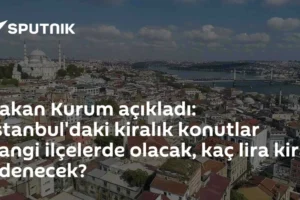 Bakan Kurum açıkladı: İstanbul'daki kiralık konutlar hangi ilçelerde olacak, kaç lira kira ödenecek?