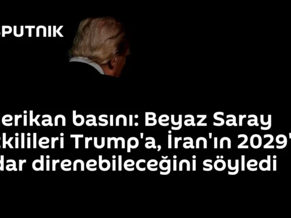 Amerikan basını: Beyaz Saray yetkilileri Trump'a, İran'ın 2029'a kadar direnebileceğini söyledi