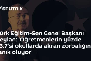 Türk Eğitim-Sen Genel Başkanı Geylan: ‘Öğretmenlerin yüzde 83.7’si okullarda akran zorbalığına tanık oluyor’