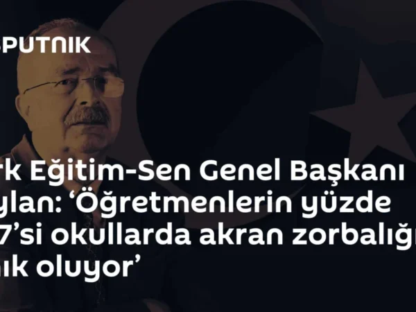 Türk Eğitim-Sen Genel Başkanı Geylan: ‘Öğretmenlerin yüzde 83.7’si okullarda akran zorbalığına tanık oluyor’