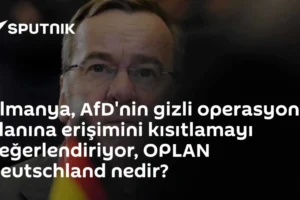 Almanya, AfD'nin gizli operasyon planına erişimini kısıtlamayı değerlendiriyor, OPLAN Deutschland nedir?