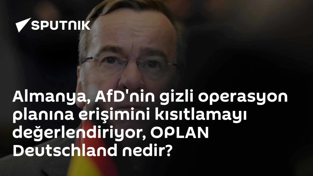 Almanya, AfD'nin gizli operasyon planına erişimini kısıtlamayı değerlendiriyor, OPLAN Deutschland nedir?