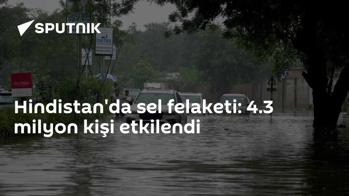 Hindistan'da sel felaketi: 4.3 milyon kişi etkilendi