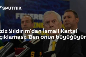 Aziz Yıldırım'dan İsmail Kartal açıklaması: 'Ben onun büyüğüyüm'