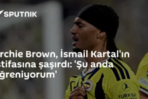 Archie Brown, İsmail Kartal'ın istifasına şaşırdı: 'Şu anda öğreniyorum'