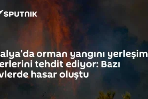 İtalya'da orman yangını yerleşim yerlerini tehdit ediyor: Bazı evlerde hasar oluştu