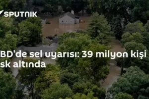 ABD'de sel uyarısı: 39 milyon kişi risk altında