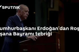Cumhurbaşkanı Erdoğan'dan Roş Aşana Bayramı tebriği