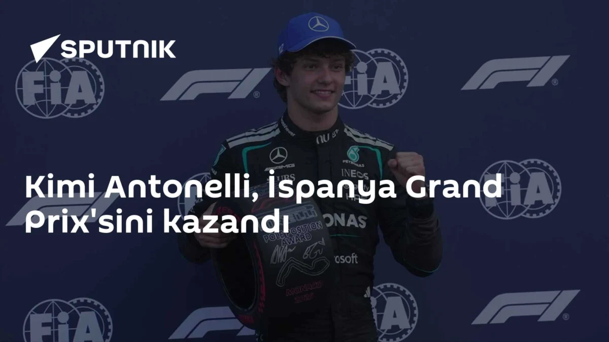 Kimi Antonelli, İspanya Grand Prix'sini kazandı