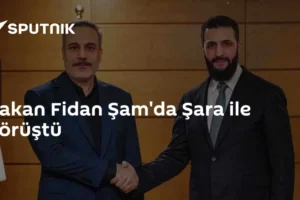 Bakan Fidan Şam'da Şara ile görüştü