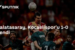 Galatasaray, Kocaelispor'u 1-0 yendi