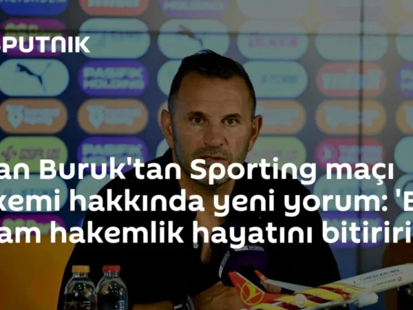 Okan Buruk'tan Sporting maçı hakemi hakkında yeni yorum: 'Ben olsam hakemlik hayatını bitiririm'