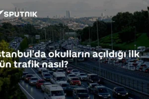 İstanbul'da okulların açıldığı ilk gün trafik nasıl?