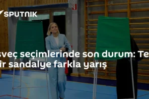 İsveç seçimlerinde son durum: Tek bir sandalye farkla yarış