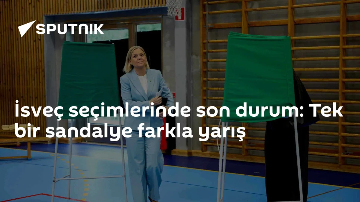 İsveç seçimlerinde son durum: Tek bir sandalye farkla yarış