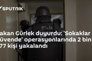 Bakan Gürlek duyurdu: 'Sokaklar Güvende' operasyonlarında 2 bin 477 kişi yakalandı
