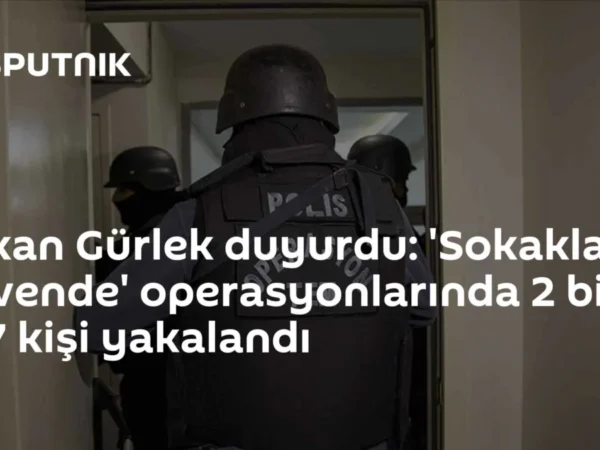 Bakan Gürlek duyurdu: 'Sokaklar Güvende' operasyonlarında 2 bin 477 kişi yakalandı