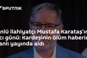 Ünlü ilahiyatçı Mustafa Karataş'ın acı günü: Kardeşinin ölüm haberini canlı yayında aldı