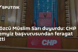 Sözcü Müslim Sarı duyurdu: CHP temyiz başvurusundan feragat etti