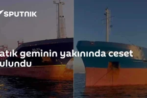 Batık geminin yakınında ceset bulundu