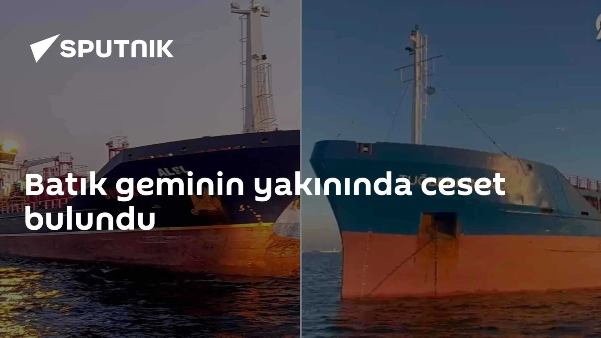 Batık geminin yakınında ceset bulundu