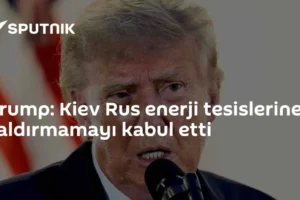 Trump: Kiev Rus enerji tesislerine saldırmamayı kabul etti