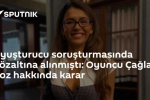Uyuşturucu soruşturmasında gözaltına alınmıştı: Oyuncu Çağla Boz hakkında karar