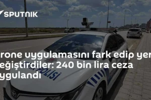Drone uygulamasını fark edip yer değiştirdiler: 240 bin lira ceza uygulandı