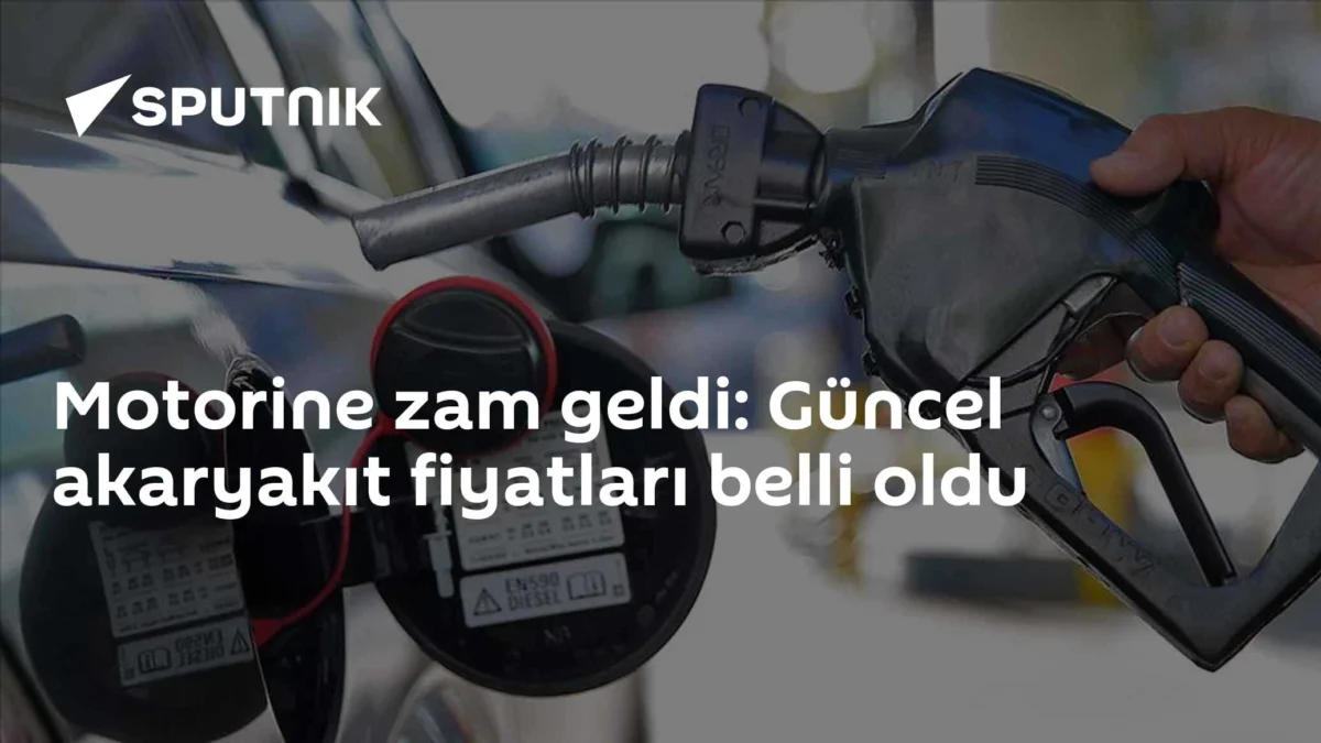 Motorine zam geldi: Güncel akaryakıt fiyatları belli oldu