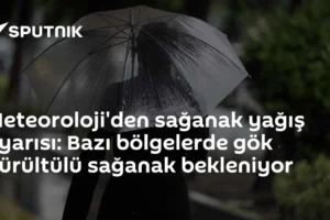 Meteoroloji'den sağanak yağış uyarısı: Bazı bölgelerde gök gürültülü sağanak bekleniyor