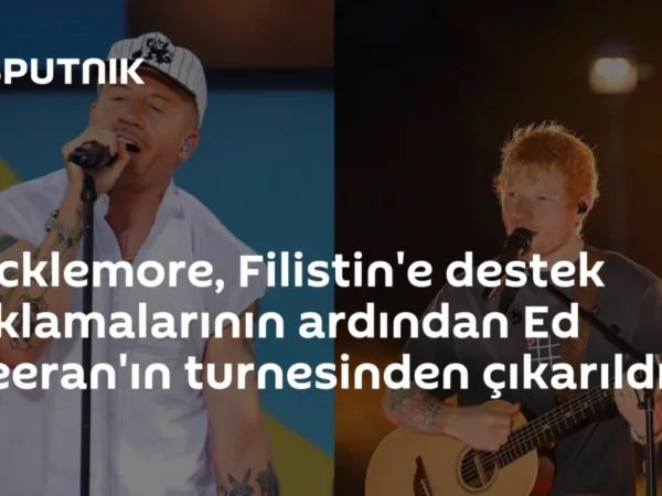 Macklemore, Filistin'e destek açıklamalarının ardından Ed Sheeran'ın turnesinden çıkarıldı
