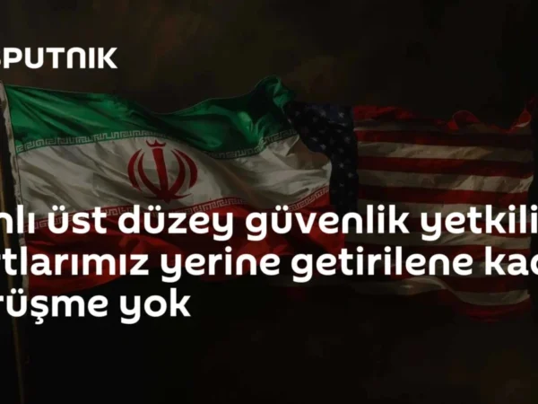 İranlı üst düzey güvenlik yetkilisi: Şartlarımız yerine getirilene kadar görüşme yok