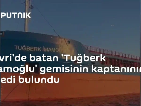Silivri'de batan 'Tuğberk İmamoğlu' gemisinin kaptanının cesedi bulundu