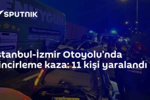 İstanbul-İzmir Otoyolu'nda zincirleme kaza: 11 kişi yaralandı