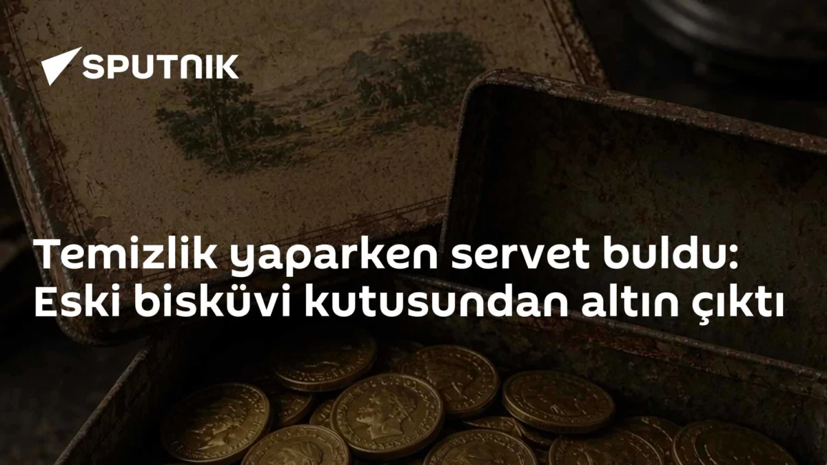 Temizlik yaparken servet buldu: Eski bisküvi kutusundan altın çıktı