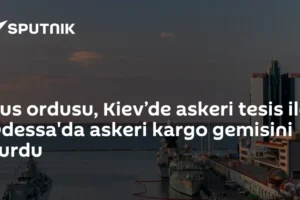 Rus ordusu, Kiev’de askeri tesis ile Odessa'da askeri kargo gemisini vurdu